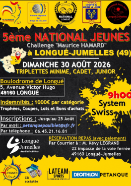 National jeunes PC PAUL BIET LONGUÉ