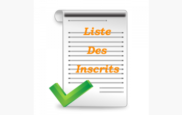 Championnat Triplette Vétérans Liste des Inscrits