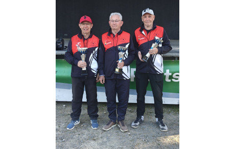 Vice-Champions Triplette Vétérans 2026